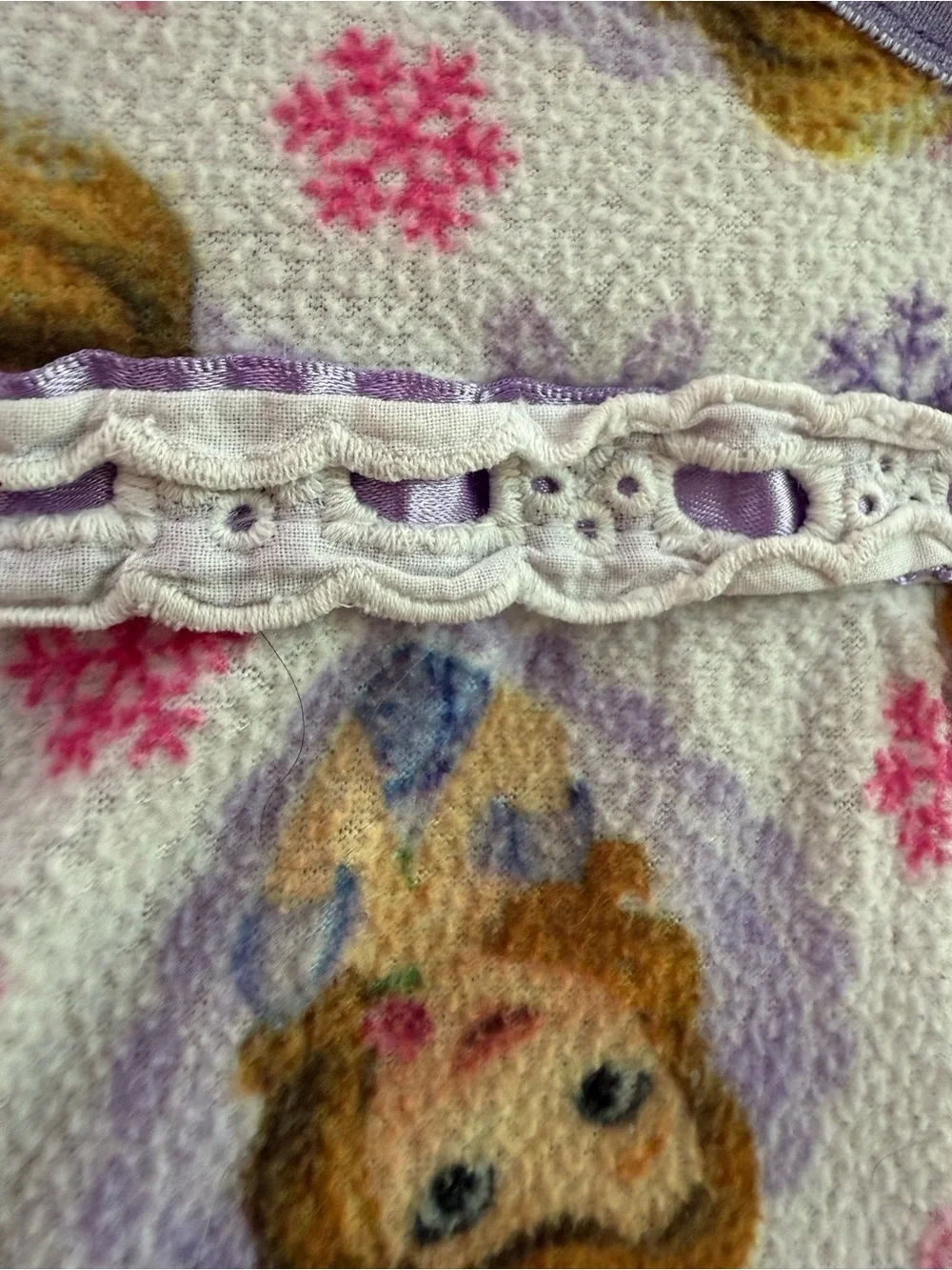 Disney Princess Sofia The First Girls Nightgown 5 5T - Holes and Pilling - Picture 5 of 14